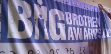 Banner der BigBrotherAwards.