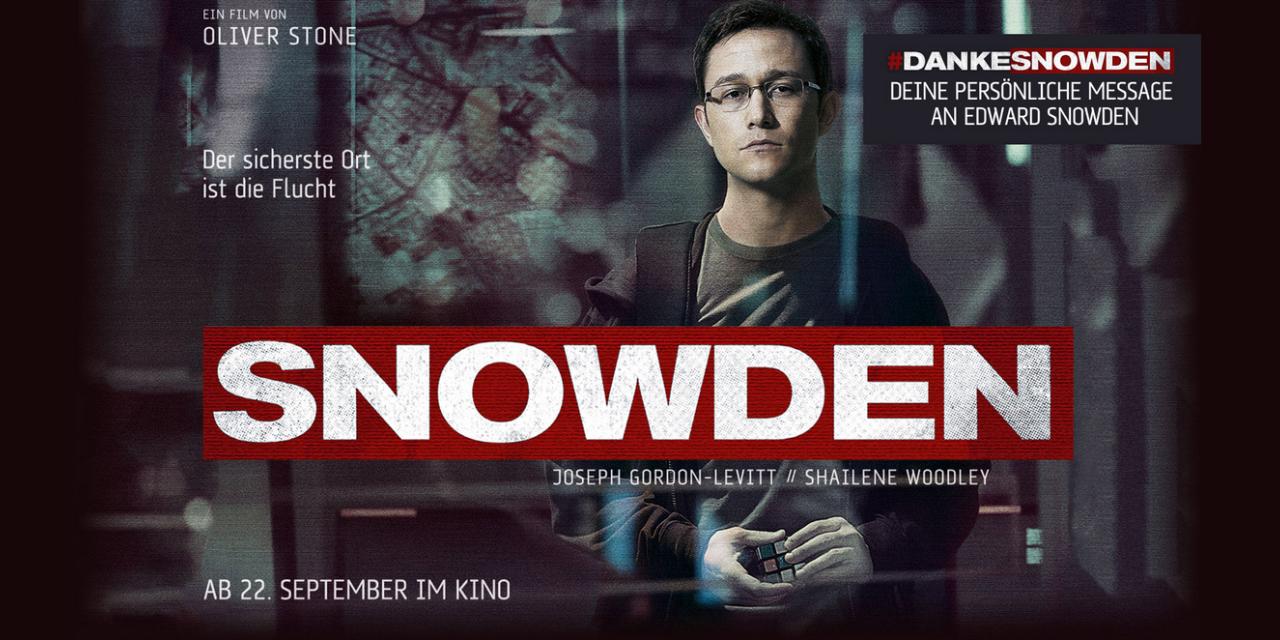 Filmplakat "Snowden"